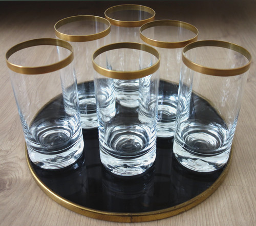 Edel vintage wassergläser - vintage,