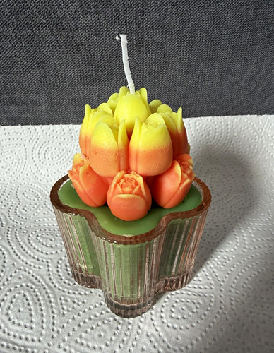 Mehrfarbige blumenkerzen aus - blumenkerzen,