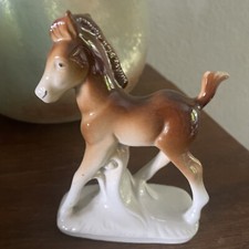 Foreign Fohlen Figur Porzellan