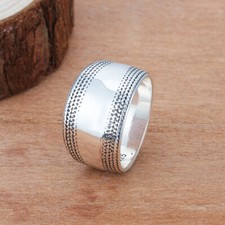 KX breiter Ring Kelten keltischer Stil Ornamente Sterling Silber 925 Gr 17,2