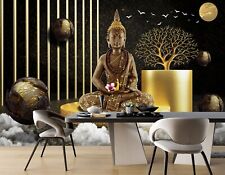 3D Buddha Statue Q9844 Tapete Wandgemälde Fototapete Selbstklebend Kay