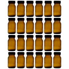 25x 100ml Weithalsglas