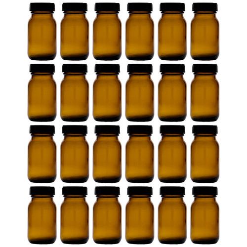 25x 100ml weithalsglas - 25x,