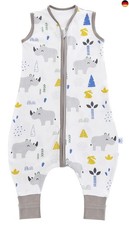 Chilsuessy Baby Sommerschlafsack mit Füßen 0.5 Tog Kleine Kinder Schlafsack mit 