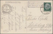 Landpost-Stempel Sachsenburg