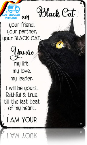 Leseogye schwarze katze - schwarze, bild