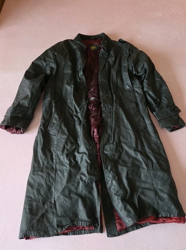 Commander leder trenchcoat - leder,