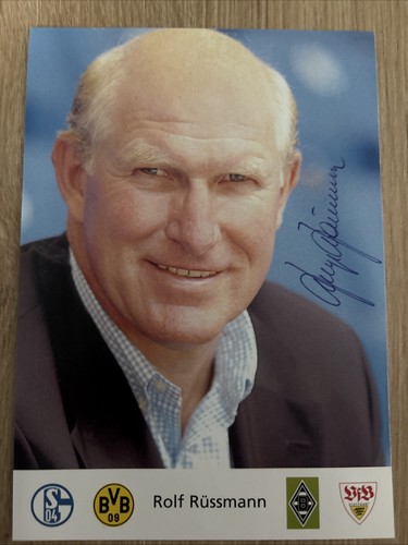 Top autogrammkarte rolf - autogrammkarte,