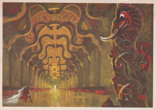 Udssr kunstpostkarte moskau - kunstpostkarte,