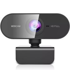 Webcam 1080P Full HD Webkamera USB mit Mikrofon für PC Laptop Desktop Plug Play