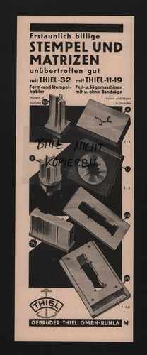 Ruhla werbung 1936 gebrüder - werbung,