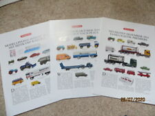 Wiking Prospekt-3 Einzelblätter-Aug-Okt-Dez-2014