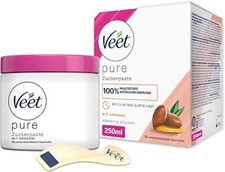 Veet Pure Zuckerpaste mit Arganöl - Sugaring Paste für die Haarentfernung