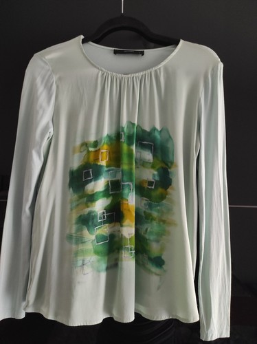 Seidenshirt langarm s - langarm, gr.