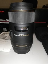 SIGMA 105mm F2,8 EX Macro DG OS HSM-Objektiv für Canon EF - wenig benutzt!