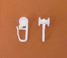 U-Laufrollen mit Gardinenhaken