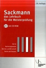 Sackmann 3/4. Das Lehrbuch für die Meisterprüfung: Teil ... | Buch | Zustand gut