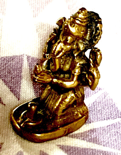 Miniatur bronze guss elefant - bronze,