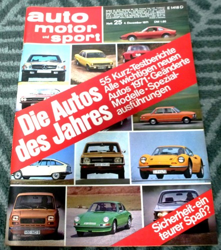 Ams 1971 schnitzer bmw - ams, 25/1971