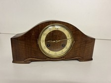 KLEINE HERMLE Kaminuhr Schrankuhr aus den 40er Jahren   32 x 16 cm Miniatur