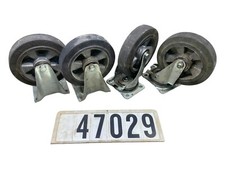 4 Stück Wicke Rollen Lenkrollen Schwerlastrollen Transportrollen Ø200mm 47029