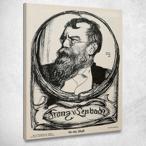 Portrait franz von - portrait, lenbach