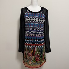 Desigual Kleid 38 Schwarz Dami