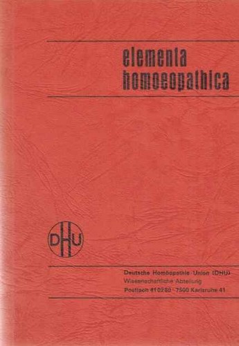 Elementa homoeopathica - elementa, homoeopathica.