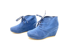 s.Oliver Damen Stiefel Stiefelette Ankle Boots Blau Gr. 38 (UK 5)