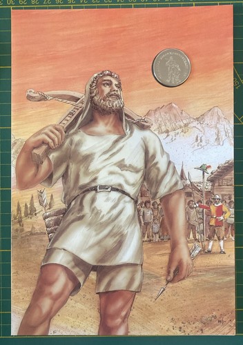 Numisblatt schweiz 700 jahre - schweiz,