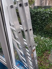 3 teilige leiter mit der funktion auf 1,95m, 3,10m und auf 4,20m. gebraucht