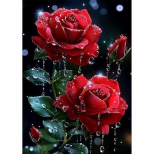 5D Diamond Painting Rote Rose