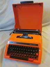 Vintage Brother Schreibmaschine Deluxe 750TR - Orange