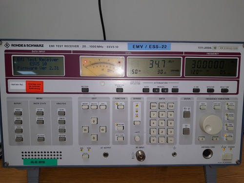 Rohde schwarz esvs - rohde,