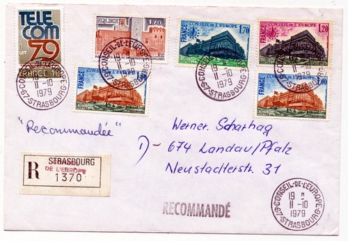 Frankreich 1979 mischfrankatur - 1979,
