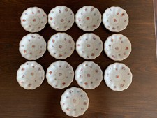 13 Tee- Kaffee- Untertasse Fürstenberg Brunsviga Streublume 1992 1/2