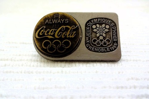 Coca cola olympia pin - cola,