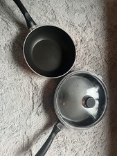 Aluguss Pfanne (Krüger) mit Glas-Deckel