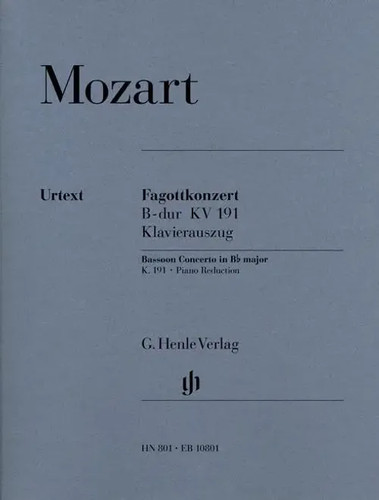 Bassoon concerto flat kv191 - b,