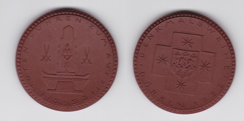 Medaille 1922 porzellan - 1922,