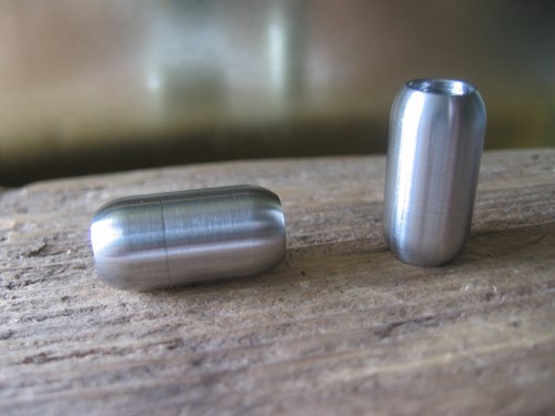 Edelstahl magnetverschluss - 2x,