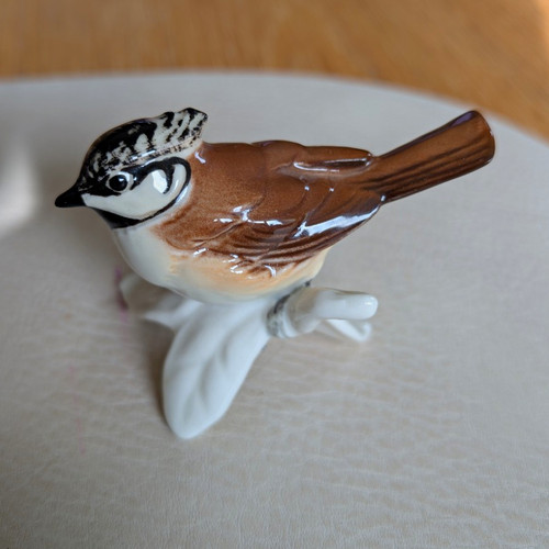 Goebel porzellanfigur meise - porzellanfigur,