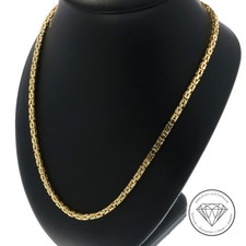 Wert: 7.000,- Königskette 585 / 14 Kt Gold 77 cm XXYY