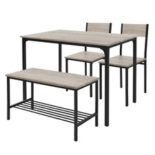 4-teilig Esstisch Set