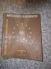 Kursbuch DB Deutsche Bundesbahn sommer 1964 ohne Karte Eisenbahn