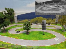 Kartbahn mit 8 Fahrzeugen