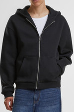 Build Your Brand Fluffy Zip Hoody BY285 Herren Sweatjacke ZIP Hoodie in S NEU