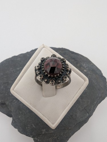 Antiker granat ring - ring, tracht