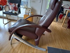 Rolf Benz 3100 Sessel Braun veganes Leder Relaxfunktion Schoko Mokka Schlamm