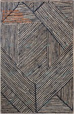 Art Deco Teppich Jute